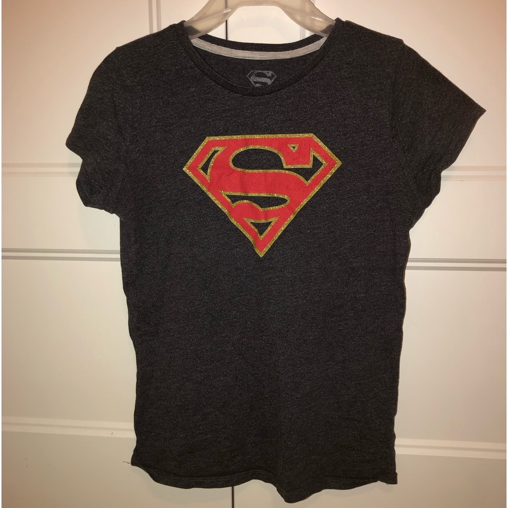 Kids clothes super man logo printed